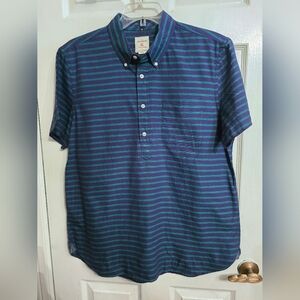 Gap Men's Short Sleeve Horizontal Stripes Shirt Size XL